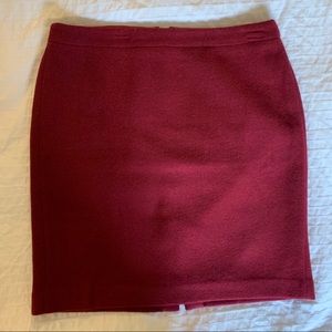 J Crew Mercantile wool pencil skirt 14